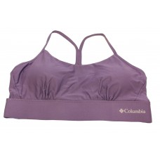 Columbia Women's Cross Back Bra - Low Support 1 Pack, Plum, Small