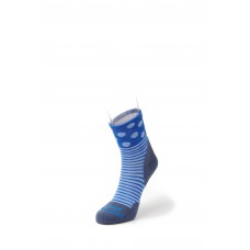 FITS Women’s Performance Trail Quarter Socks, Serenity Blue/Classic Blue, L