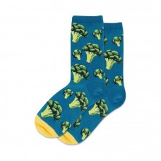 Hotsox Women's Broccoli Socks 1 Pair, Teal, Women's 4-10 Shoe