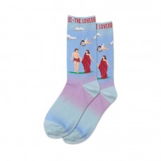 Hotsox Women's The Lovers Tarot Socks 1 Pair, Periwinkle, Women's 4-10 Shoe