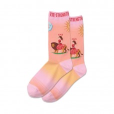 Hotsox Women's Strength Tarot Socks 1 Pair, Soft Pink, Women's 4-10 Shoe