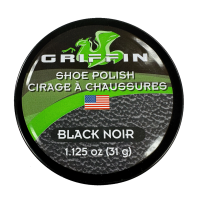 GRIFFIN Leather Shoe Polish Black 1.125oz