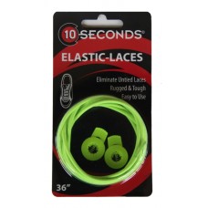 Ten Seconds Elastic Laces, Neon Yellow