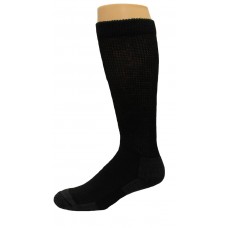 Carolina Ultimate Men's Non-Binding Crew Socks 1 Pair, Black, Men's 9-13