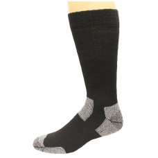 Carolina Ultimate Men's Crew Socks 2 Pair, Black/Grey, Men's 9-13