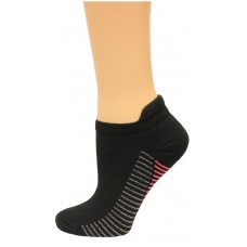 Carolina Ultimate Women's Tab Socks 3 Pair, Black/Pink Stripe, Women's 6-9