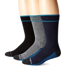 Columbia Cotton Crew - Arch/Ankle Support, Mesh Vent, 3 Pair, M10-13,  Navy