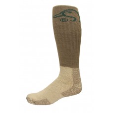 Ducks Unlimited Heavy Tall Merino Wool Boot Socks, 1 Pair, Nat/Mocha, X-Large, M 12-16
