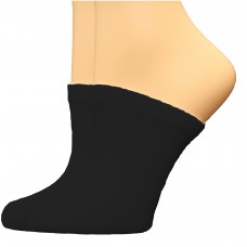 FeetPeople Premium Clog Socks 2 Pair, Black