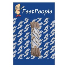 FeetPeople Brogue Casual Dress Laces, Medium Mocha