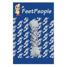 FeetPeople Brogue Casual Dress Laces, White