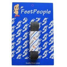 FeetPeople Flat Laces For Boots And Shoes, Gray