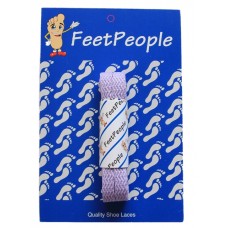 FeetPeople Flat Laces For Boots And Shoes, Lavender