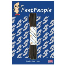 FeetPeople Leather Shoe/Boot Laces, Gargoyle