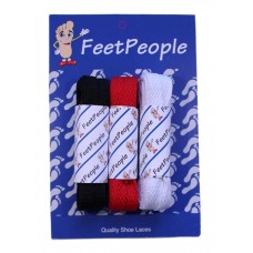 FeetPeople Flat Lace Bundle, 3 Pr, Texans