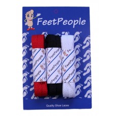 FeetPeople Flat Lace Bundle, 3 Pr, Falcons