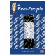FeetPeople Strong Round Laces, Black Reinforced w/ Natural Kevlar