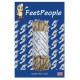 FeetPeople Strong Round Laces, Tan Reinforced w/ Black Kevlar