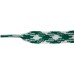 FeetPeople Glow Flat Laces, Kelly Green Argyle