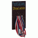 FootGalaxy Oval Laces For Boots And Shoes, Red, White and Blue Stripe