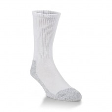 Hiwassee Working Crew Socks 1 Pair, White, Large