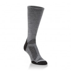 Hiwassee Lightweight Merino Crew Socks 1 Pair, Grey, X-Large 