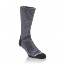 Hiwassee Lightweight Tech Crew Socks 1 Pair, Charcoal/Blue, X-Large 