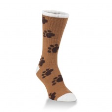 Hiwassee Novelty Crew Socks 1 Pair, Paw, Medium