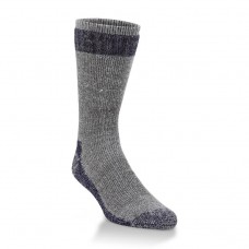 Hiwassee Heavyweight Hunting Boot Socks 1 Pair, Grey/Navy, Large