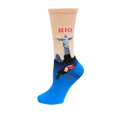HotSox Rio Socks, Blush, 1 Pair, Women Shoe 4-10