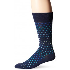 HotSox Mens Varigated Dot Slack Socks, Navy, 1 Pair, Mens Shoe 6-12.5