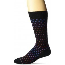 HotSox Mens Varigated Dot Slack Socks, Coal, 1 Pair, Mens Shoe 6-12.5