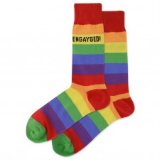 HotSox Engayged Socks, Multi, 1 Pair, Men Shoe 6-12.5