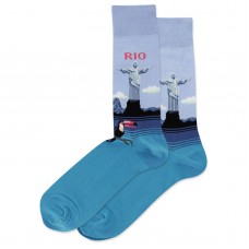 HotSox Rio Socks, Periwinkle, 1 Pair, Men Shoe 6-12.5