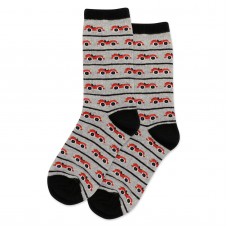 HotSox Race Car Kids Socks, Black, 1 Pair, Large/X-Large