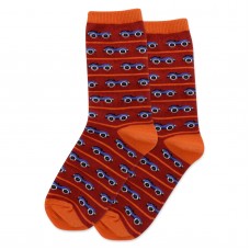 HotSox Race Car Kids Socks, Orange, 1 Pair, Medium/Large