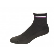 Medipeds Memory Cushion Ankle Socks 4 Pair, Black, W7-10