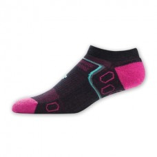 NB Tech Elite Nbx Merino Wool No Show Socks, Medium, Bk/Pk, 1 Pair