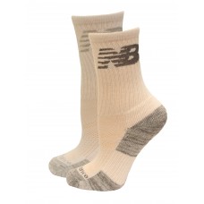 New Balance Crew Socks, White Multi, (S) Ladies 4-6, 3 Pair