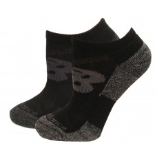 New Balance Low Cut Socks, Black, (S) Ladies 4-6, 6 Pair