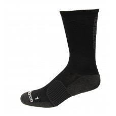 New Balance Strategic Cushion Running Crew Socks, Black, (L) Ladies 10-13.5/Mens 8.5-12.5, 1 Pair