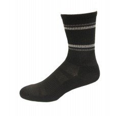 New Balance Performance Cushion Crew Socks, Black, (M) Ladies 6-10/Mens 6-8.5, 3 Pair