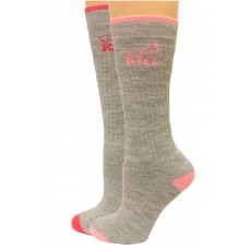 RealTree Ladies Ultra-Dri Boot Socks, 2 Pair, Medium (W 6-9), Pink/Fuchsia