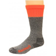 RealTree Full Cushion Ultra-Dri Tall Boot Socks, 2 Pair, Large (M 9-13), Grey/Orange Top