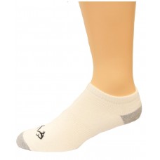 RealTree Men's No Show Socks, 3 Pair, Large (M 9-13), White