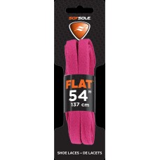 Sof Sole Athletic Flat Shoe Lace (Bright Pink, 54-Inch)