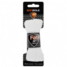 Sof Sole Athletic Fat Shoe Lace (White, 45-Inch)