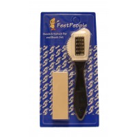 FeetPeople Professional Suede & Nubuck Kit, 1 Block / 1 Brush 