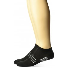 Top Flite Comfort No Show Socks, Black, (L) W 9-12 / M 9-13, 2 Pair