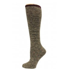Wise Blend Fleck Marl Knee High Socks, 1 Pair, Black, Medium, Shoe Size W 6-9